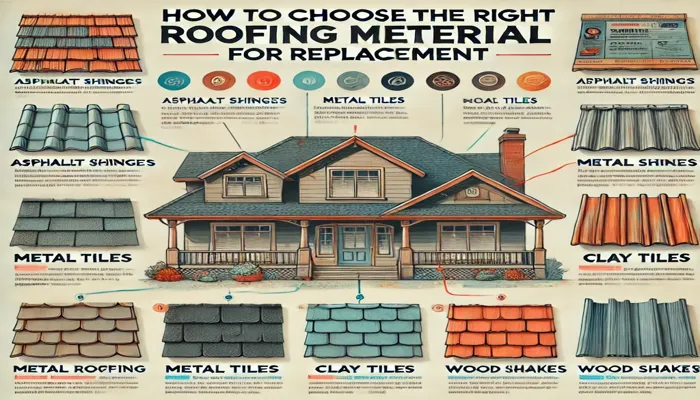 How to Choose the Right Roofing Material for Replacement