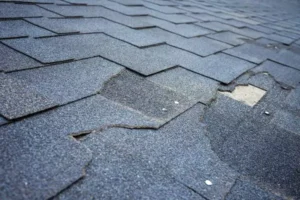 early sign of roof damage