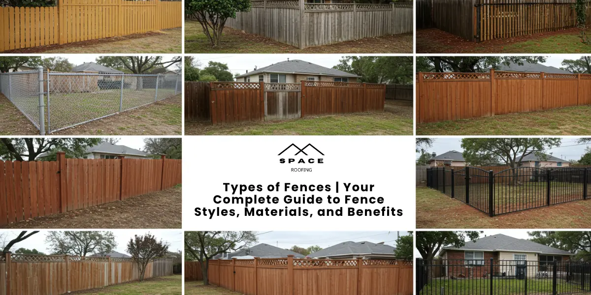 Types of Fences | Your Complete Guide to Fence Styles, Materials, and Benefits
